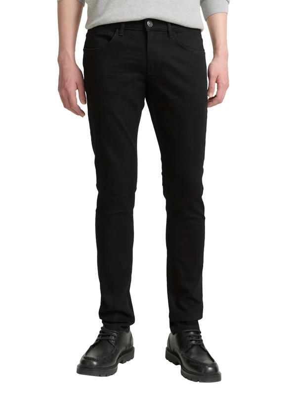 TOM TAILOR Men's Jeans 20622022 Troy Slim, 10270 - Black Black Denim, 40W / 32L