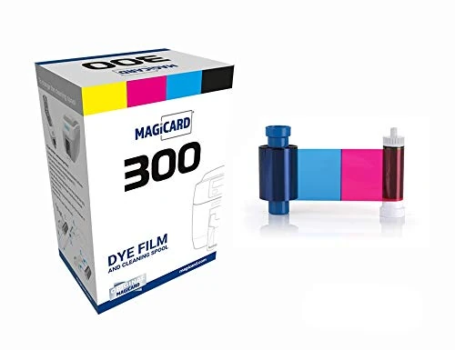 Bodno Magicard 300 Printer MC300YMCKO Color Ribbon - YMCKO - 300 Prints with Software Demo Card