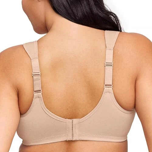 Glamorise Low Cut Wonderwire Lace Underwire Bra 1240 (Women's & Women's Plus)