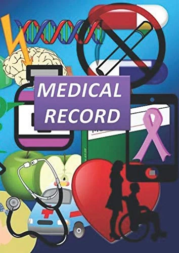 Medical record: Nice notebook for doctor To write down patients' names, personal information, date of their appointment,