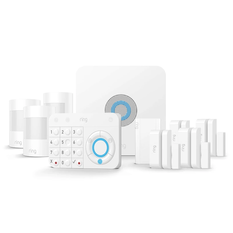 Ring Alarm 10-Piece Kit (1st Generation) by Amazon – Home Security System with optional Assisted Monitoring – No long-term commitments – Works with Alexa
