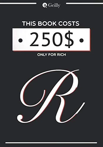 This book costs 250$ | Only for rich: | most expensive book