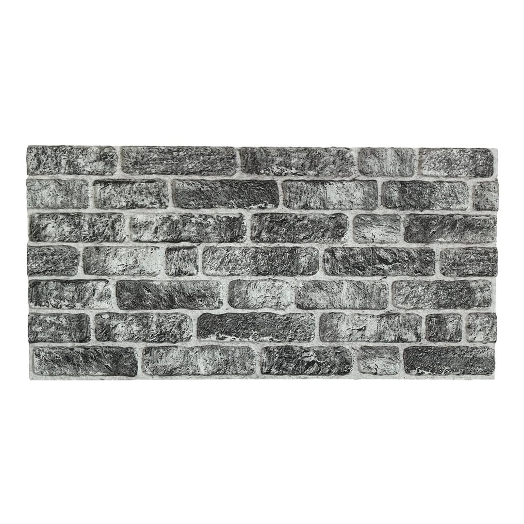 IZODEKOR 3D Wall Panels Brick Effect - Cladding, Stone Look, Styrofoam Facing for Living Room, Kitchen, Bathroom, Balcony, Bedroom, Back of Counter and Teras | Old Town