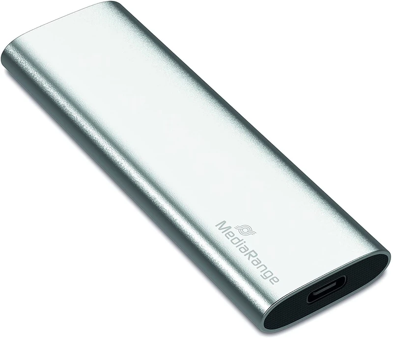 MediaRange External SSD Drive 480 GB - USB Type-C Solid State Drive with 3.2 Gen 2 Flash Technology, Lightning-fast Data Transfer, Read up to 450 MB/s, Write up to 420 MB/s