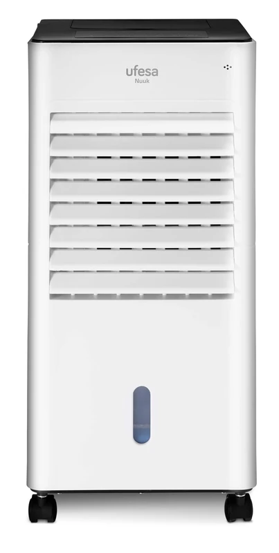 Ufesa Air Cooler CL6040 - Portable Air Cooler, Touch Screen, 5 L Tank, 12 Hour Timer, 3 Speeds, White - Image 1