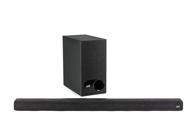 Polk Audio Signa S3 Soundbar with Subwoofer, HDMI ARC, Bluetooth, Google Chromecast, Soundbar for TV with 5.1 Dolby Digital Decoding, AUX, Optical Input, Black