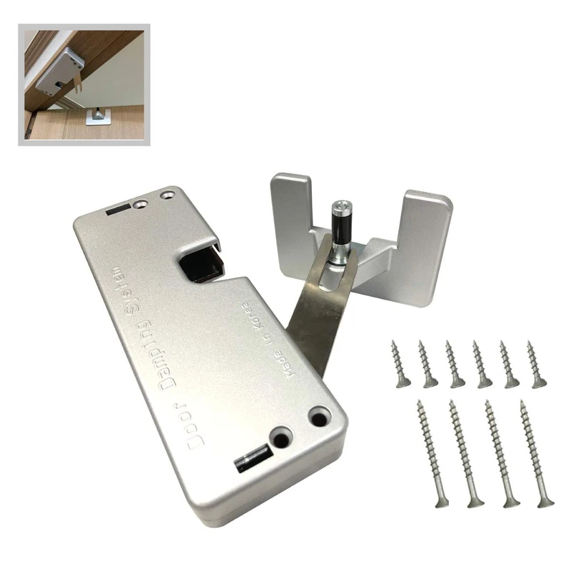 Hansan Door Closer with Damping Quiet and Safe Home Auto Door-Closer with Easy Installation Durable