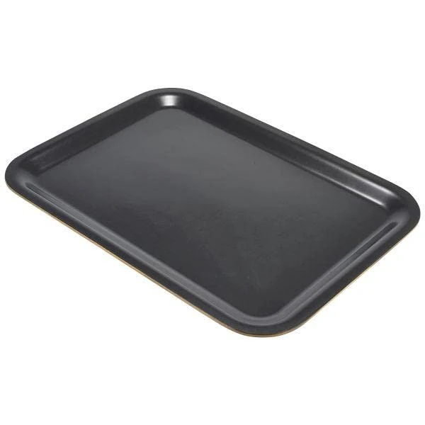 Black Laminated Wood Tray 46 x 34cm - Pack of 6