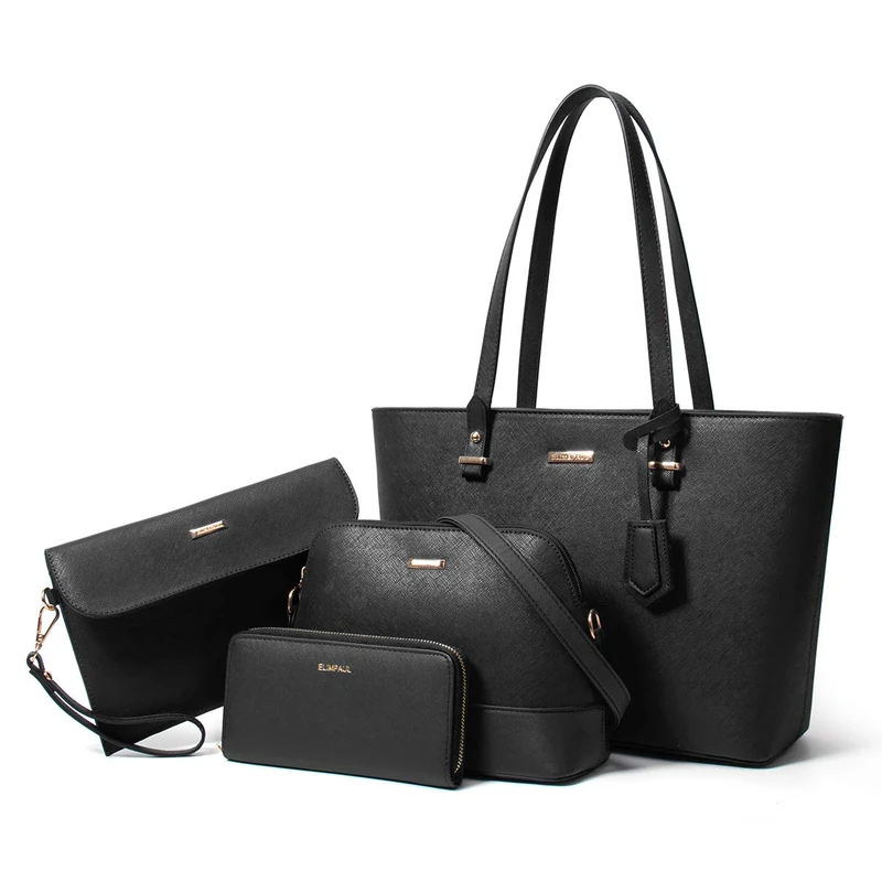 Lovematch Women Lha088c Handbag, Black, Large