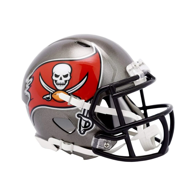 Riddell NFL Tampa Bay Buccaneers Speed Mini Football Helmet Pewter