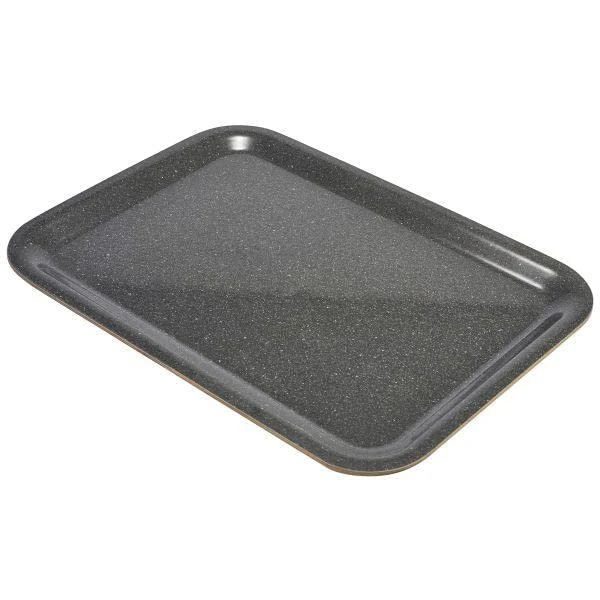 Dark Granite Laminated Wood Tray 46 x 34cm - Pack of 6
