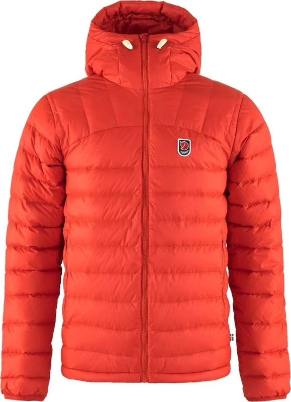 FJÄLLRÄVEN F86121-334 Expedition Pack Down Hooded-Jacket Men, True Red, S