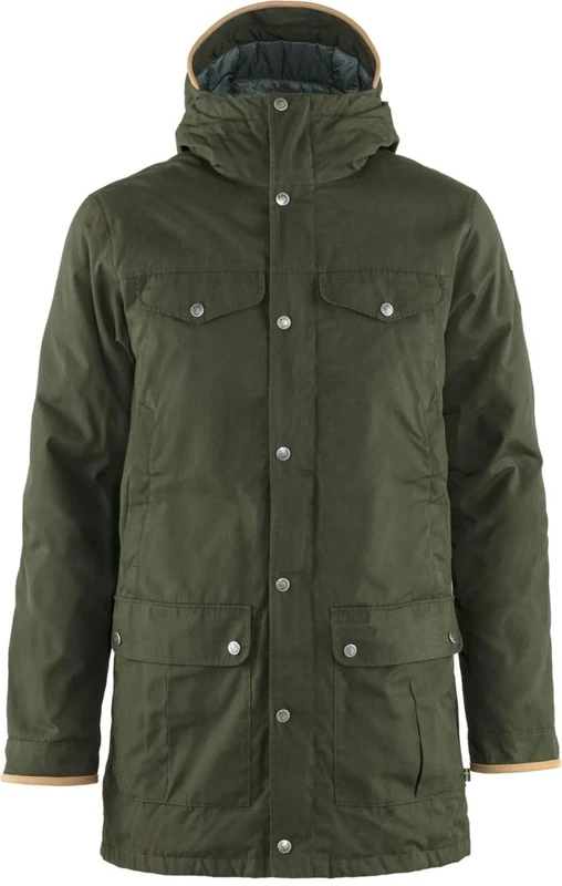 FJALLRAVEN Men's Greenland No. 1 Down M Parka, green, S UK