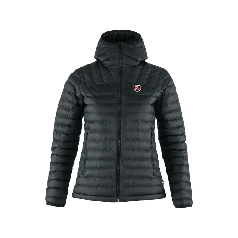 FJÄLLRÄVEN F86120-550 Expedition Lätt Hooded-Jacket Women, Black, XS