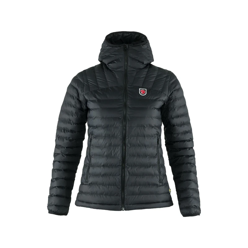 Fjällräven F86120-550 Expedition Lätt Hooded-Jacket Women, Black, S
