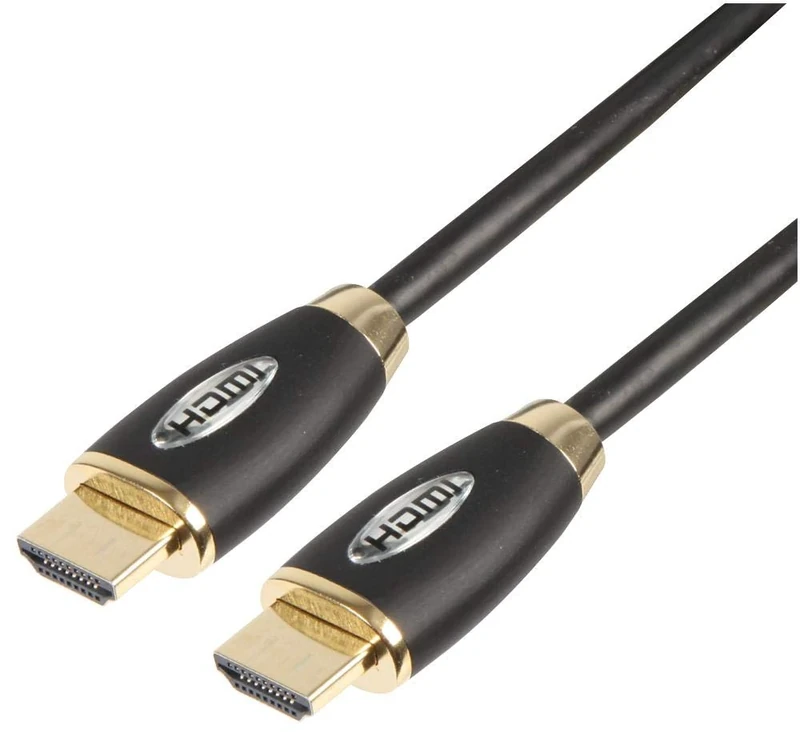 Pro Signal PSG3021-HDMI-15 Premium Active High Speed 4K UHD HDMI Lead with Ethernet, Booster IC, Male to Male, Gold Contacts, 15m Black