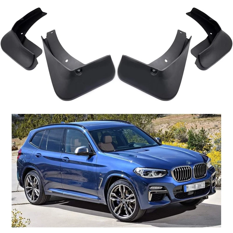 MOERTIFEI Car Mudguard Fender Mud Flaps Splash Guards Compatible with 2018 2019 2020 BMW X3 M40i / 2020 BMW X3 M