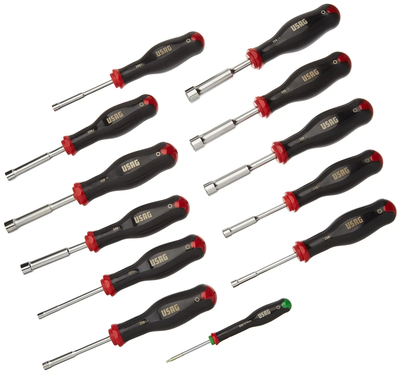 USAG U02980290 - 298 SE11 - Set of 11 socket spinners with grip