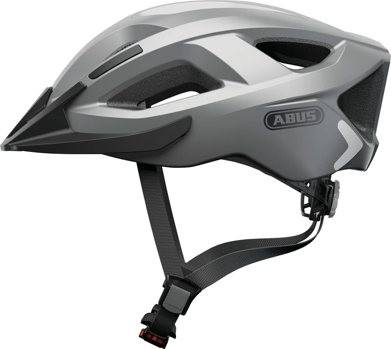ABUS Aduro 2.0 city helmet - all-round bike helmet with light - in a sporty design for city traffic - for men and women