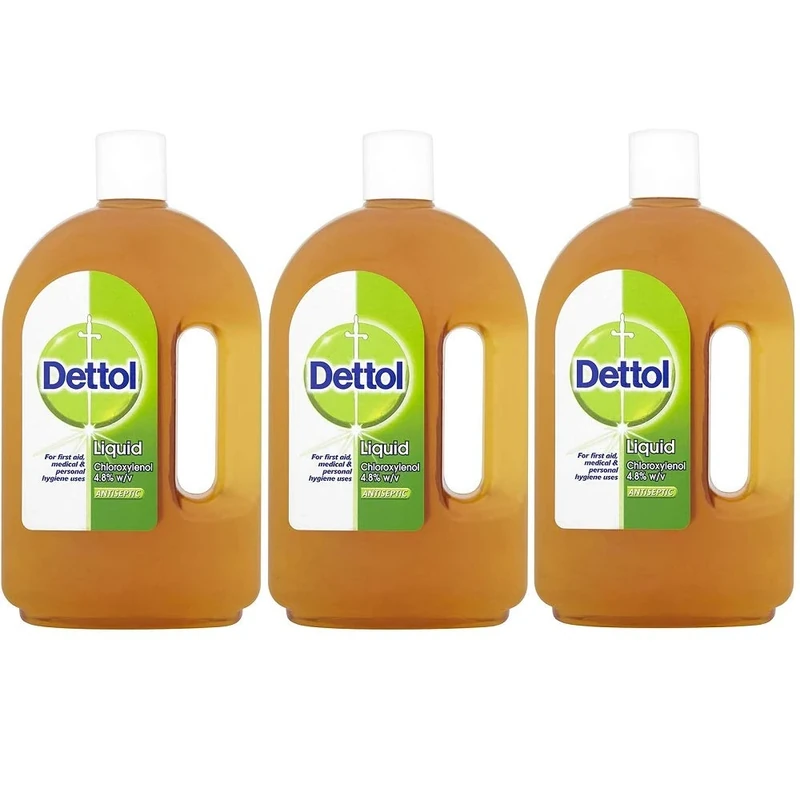 Dettol - Original Liquid Antiseptic - Disinfectant for First Aid - 750ml 3 Pack