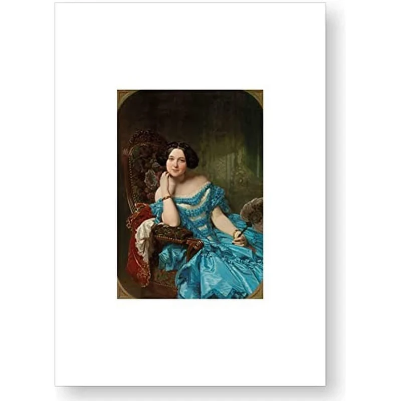 Official Reproduction of the Prado Museum "Amalia de Llano and Dotres, Countess of Vilches"