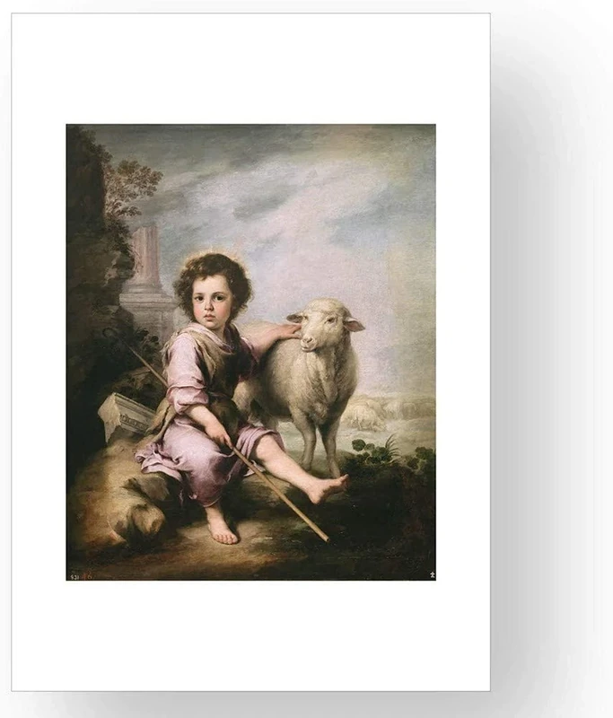Official Reproduction of the Prado Museum "The Good Shepherd"