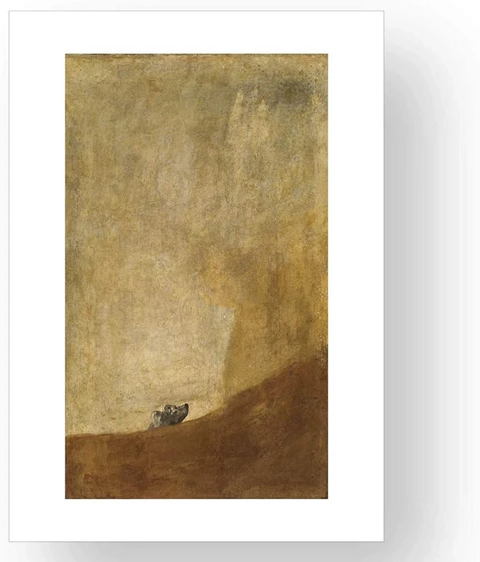 Official Reproduction of the Prado Museum "Semi-Sunken Dog"