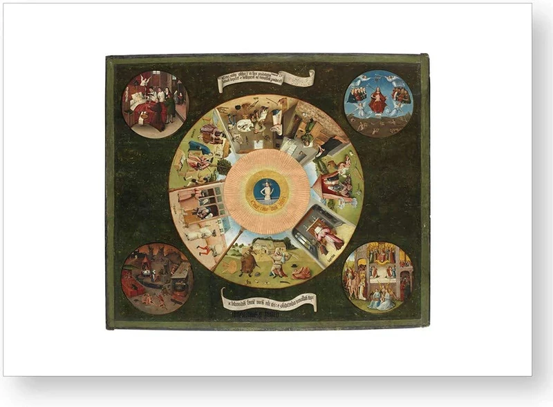 Official Reproduction of the Prado Museum "Table of Capital Sins" - Image 1