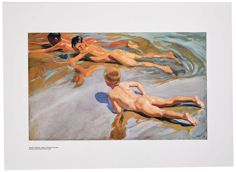Official Reproduction of the Prado Museum "Boys on the Beach"