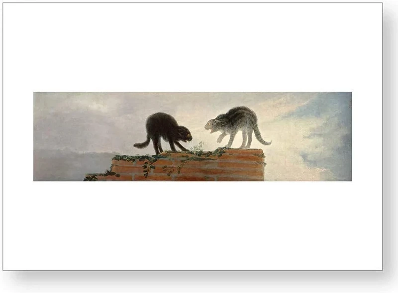 Official Reproduction of the Prado Museum "Cat Quarrel" - Image 1