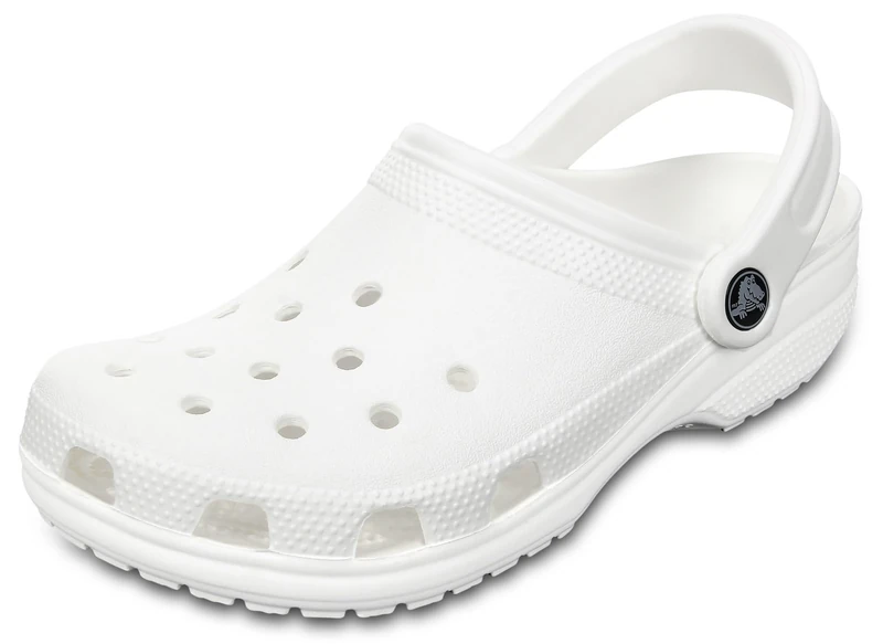 Crocs Unisex Sandal, Slide, White, 11 UK Men/ 12 UK Women