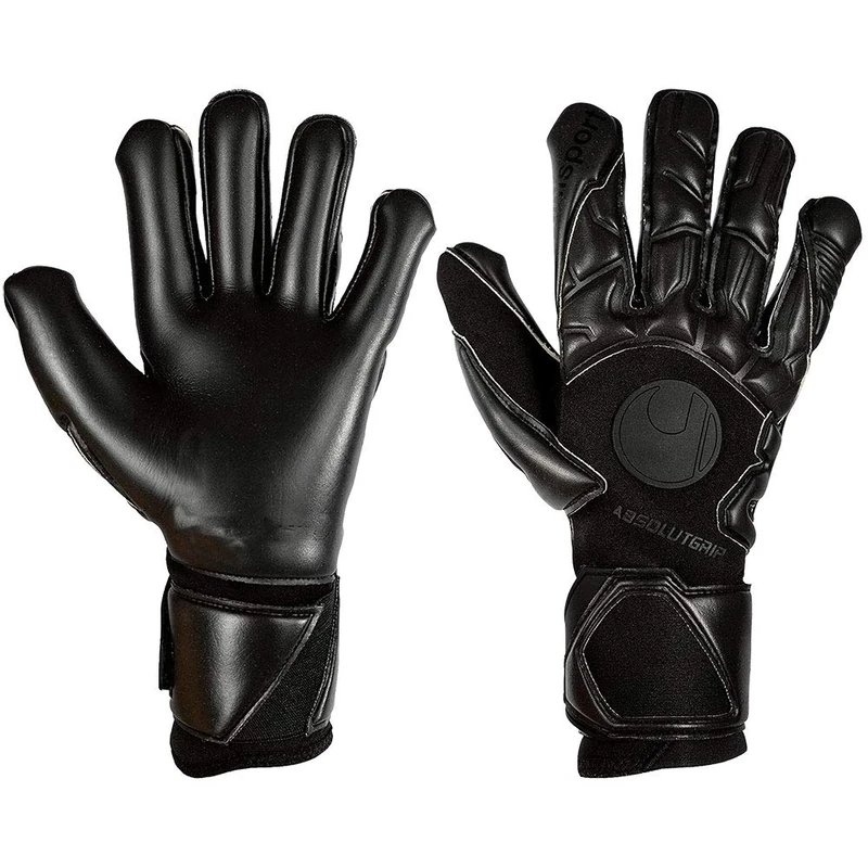 uhlsport Absolutgrip Hn Pro #294 Goalkeeper Gloves, Unisex Adult, unisex_adult, 1011186021000, Black, 11