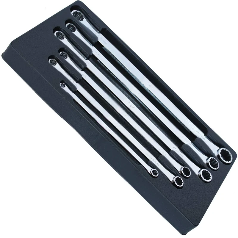 PS Products SP Tools SP01037 Set of 6 Ring Spanner 8 to 24 mm