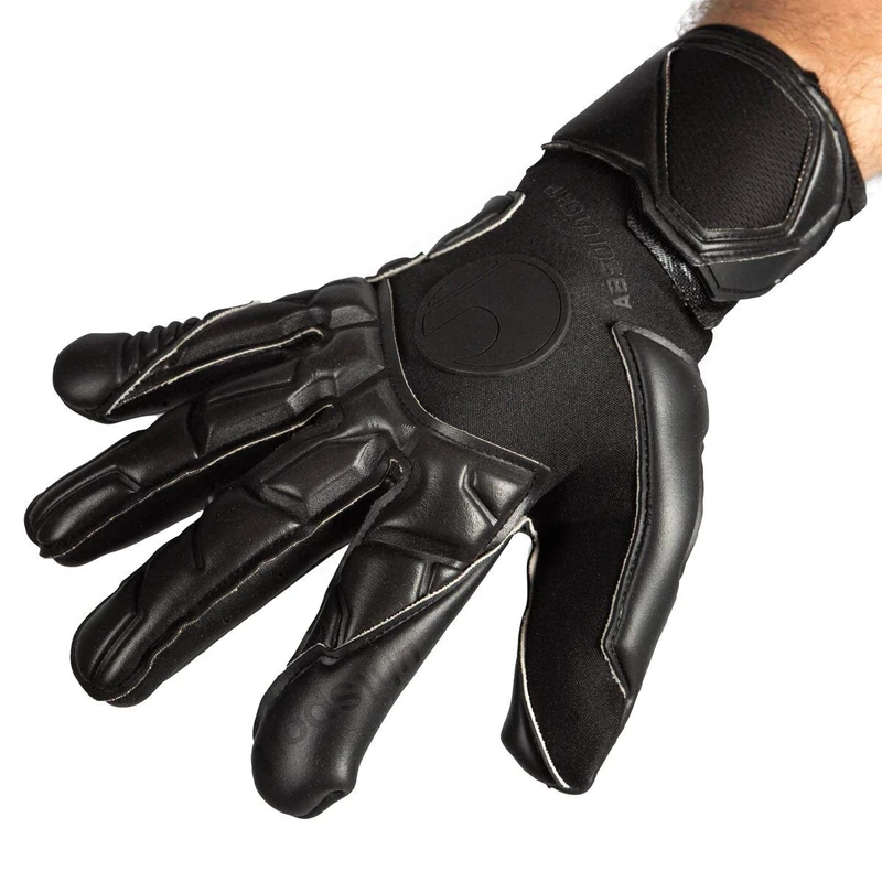 uhlsport Absolutgrip Hn Pro #294 Goalkeeper Gloves, Unisex Adult, unisex_adult, 1011186021000, Black, 8