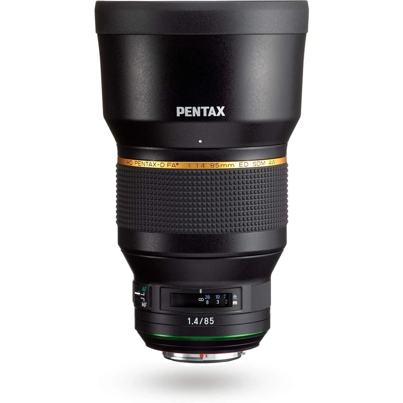 HD PENTAX-D FA85mmF1.4ED SDM Prime Telephoto lens New-generation, Star-series lens Latest PENTAX Lens coating technologies Extra-sharp, high-contrast images Free of flare and ghost images