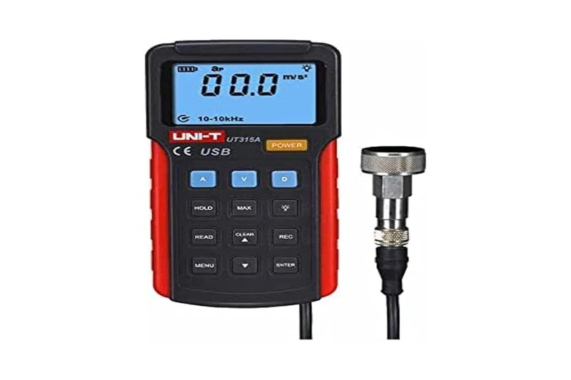 UNI-T UT315A Digital Vibration Testers Vibration Acceleration Velocity Displacement Measurement USB Connect PC Soft