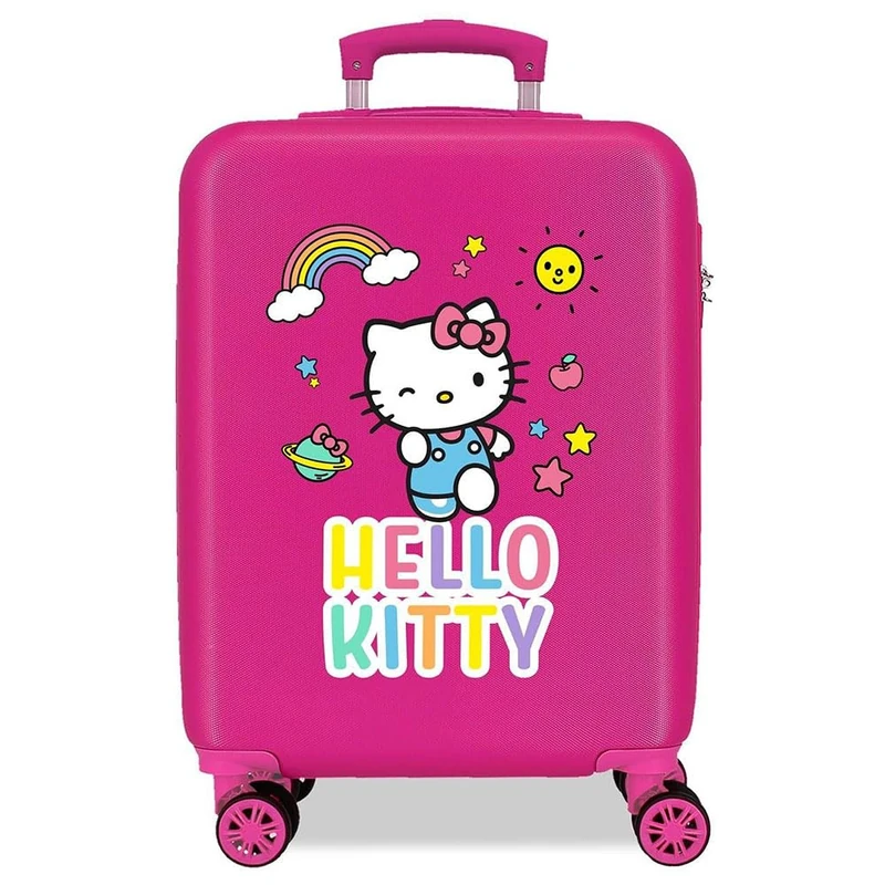 Hello Kitty You are Cute Pink Cabin Suitcase 38x55x20 cm Rigid ABS Combination lock 35 Litre 2.3 Kg 4 Wheels Hand Luggage