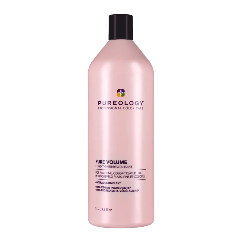 Pureology Pure Volume, Conditioner, For Flat, Fine, Colour-Treated Hair, Adds Weightless Volume, Vegan Formulas, Sulphate Free for a Gentle Cleanse