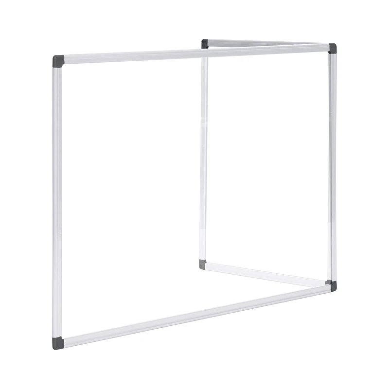 Bi-Office Duo Glass Board - Double Glass Board with Frame