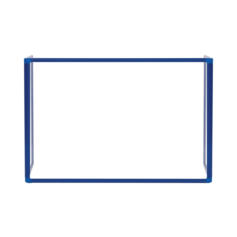Bi-Office Trio Glass Board, Triple Glass Board with Blue Aluminium Frame, 90 x 60 cm and Two 45 x 60 cm Boards