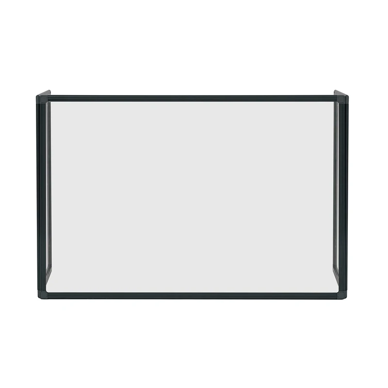 Bi-Office Trio Glass Board, Triple Glass Board with Black Aluminium Frame, 90 x 60 cm and Two 45 x 60 cm Boards