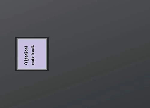 Medical note book: Nice notebook for doctor To write down patients' names, personal information, date of their appointment