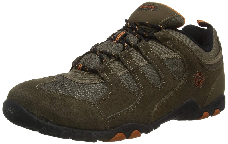 Hi-Tec Men's QUADRA II, Taupe/Burnt Orange, 10 UK