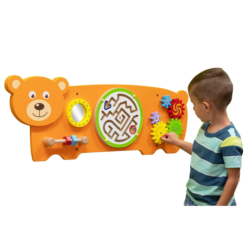 SPARK & WOW Bear Activity Wall Panel, Ages 18m+