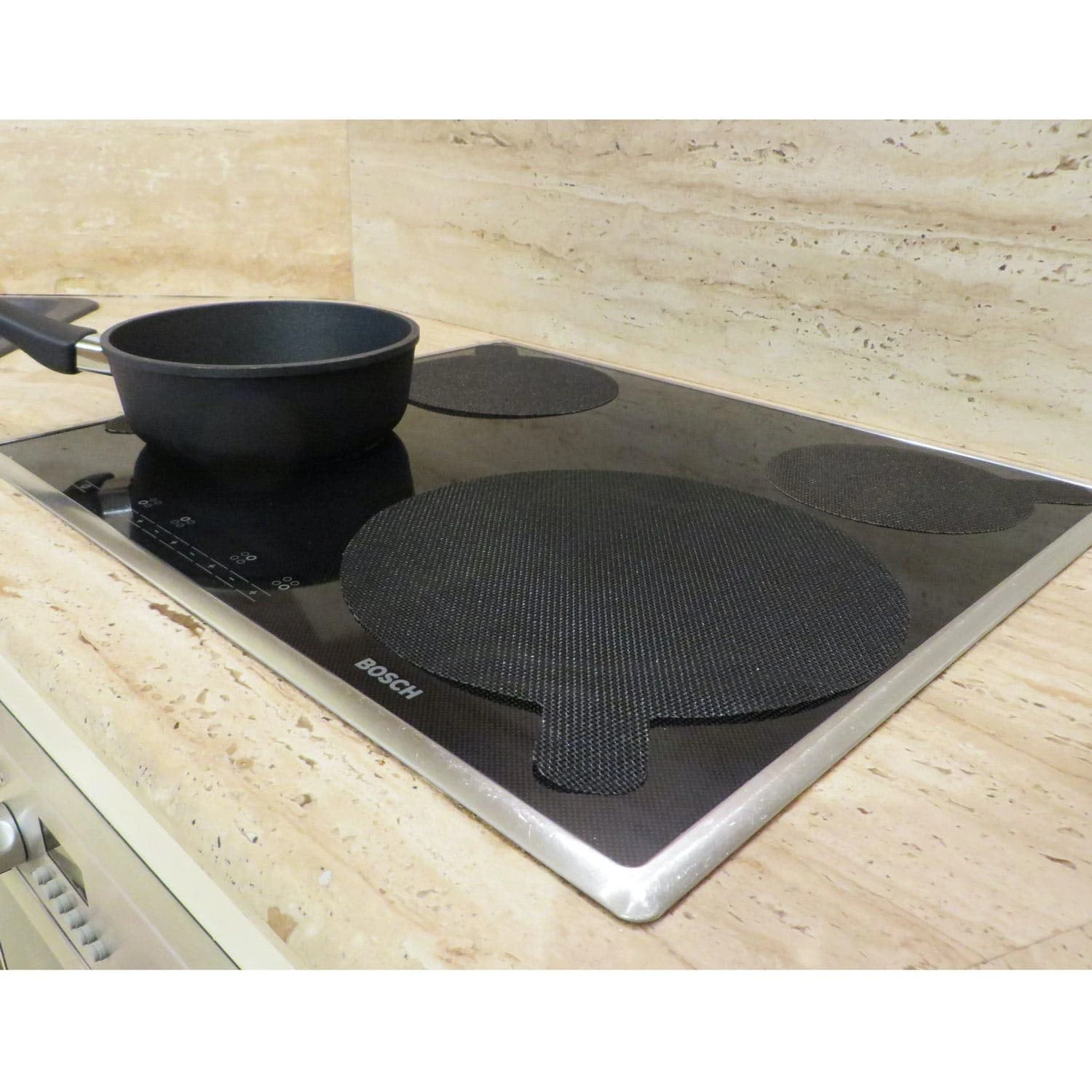 NoStik Induction Hob Protector Mats/Liner - Set of 4