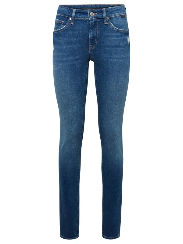 Mavi Women's Adriana Jeans, Dark Denim Blue, 28W x 30L