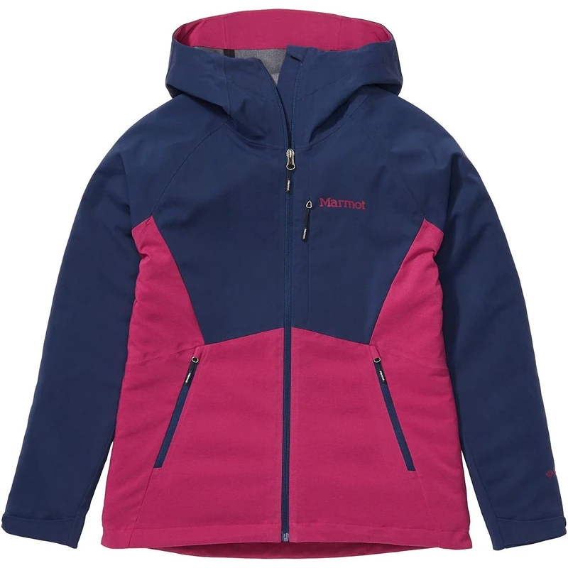 Marmot Rom 2.0 Hooded Jacket Women's Hooded Jacket - Arctic Navy/Wild Rose, X-Small - Image 1