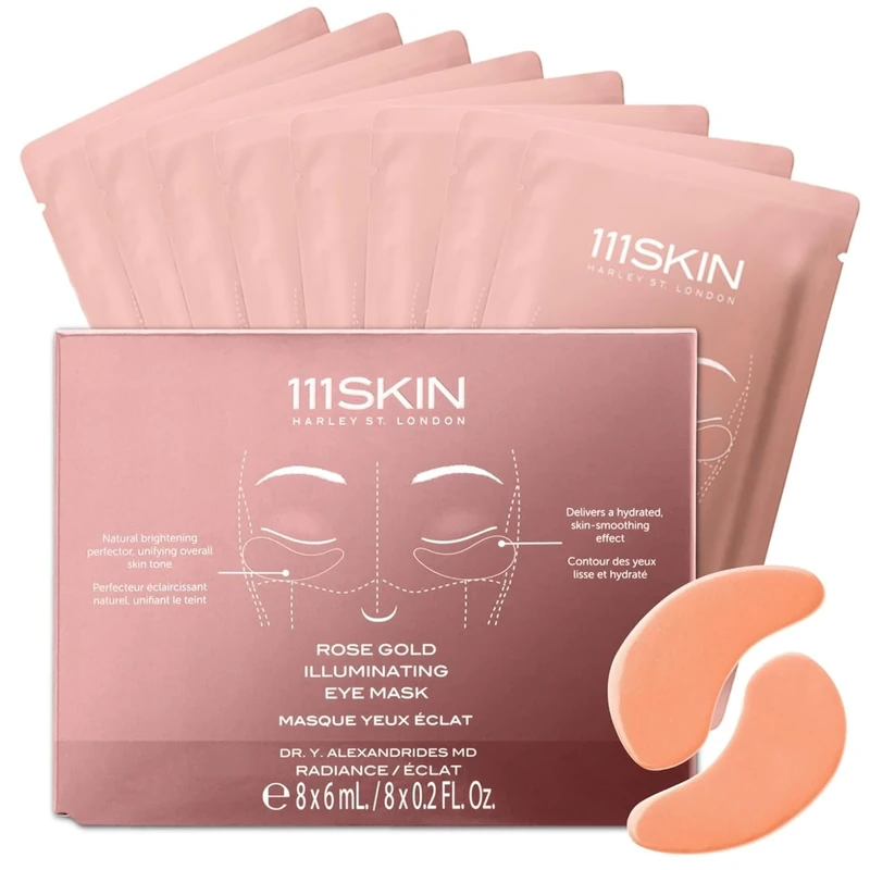111SKIN Rose Gold Illuminating Eye Mask - 8 Masks 48ml/ 1.6fl.oz RGEM48