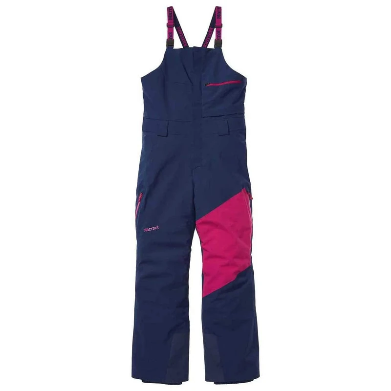 Marmot Slopestar Bib Pants Women's Pants - Arctic Navy/Wild Rose, Small