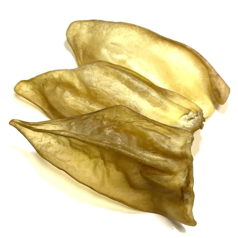 Cows Bulls Ears x 10 100% Beef 100% Natural Dog Treats Chews (Great Alternative to Pigs Ears) LODC